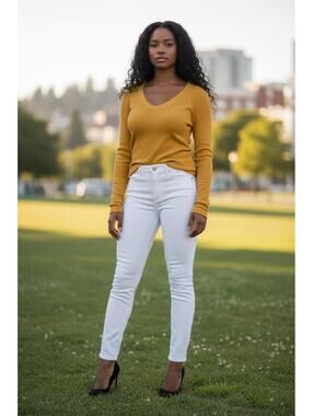 CO Mustard Knit Top